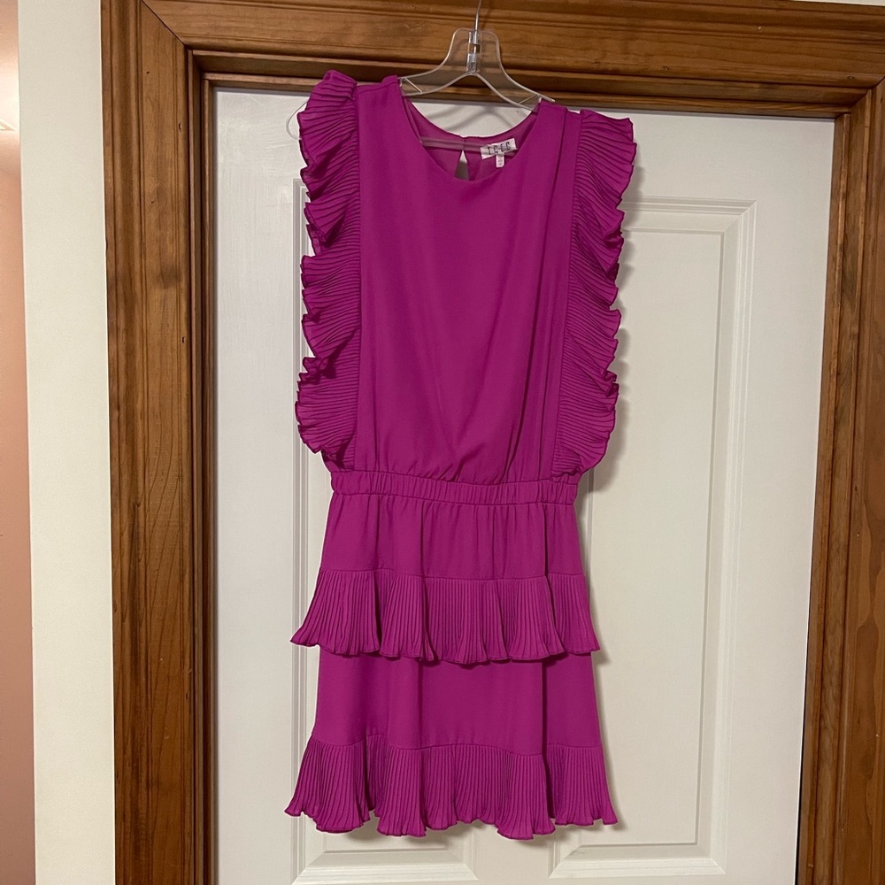 TCEC raspberry colored dress size small